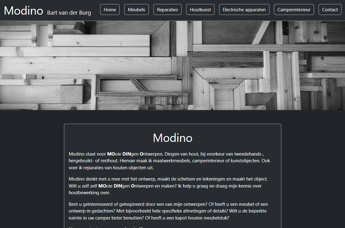 Modino banner